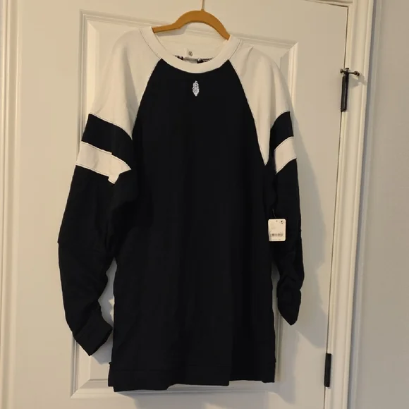 Free People Women's Heritage Sport Dress W/attached Romper. Bk Size S NWT - Picture 2 of 16